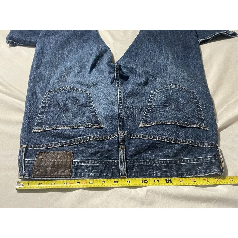 Adriano Goldshmied Jeans Mens 32x32 Blue Denim Pants B-Type II Straight - Picture 3 of 5